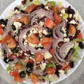 Gluten-free Greek salad from Pie by the Pound